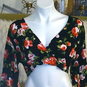 COPY - Floral Crop Top